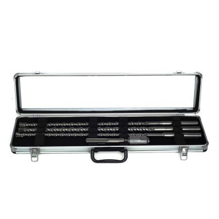 Set 3 burghie lungi 16 20 22mm x 500mm SDS Max + adaptor SDS+ pentru beton (TA4041) [2]
