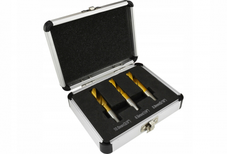 Burghie freze carote dalti dornuri - Set 3 burghie pentru puncte de sudura 6.5-8-10mm (V86478)