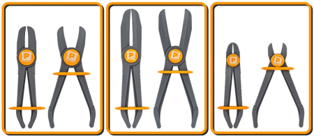 Set 3 clesti strangere furtunuri lichide nylon 160-255mm PM1366 (PM-SDP-3T) [9]