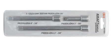 Set 3 piese, kit extensii prelungitor chei 3/8", (KD10234) [1]