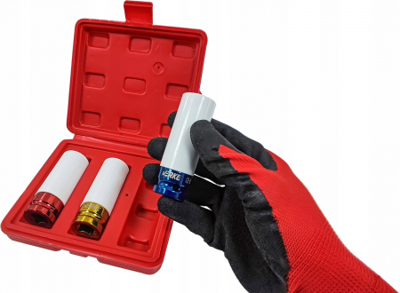Set 3 tubulare lungi impact jante aliaj cu protectie cauciuc 17 19 21mm (V86100) [1]