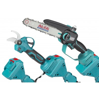 Set 3in1 drujba 8 inchi, foarfeca de gradina cu acumulator 21V si prelungitor telescopic 250 cm (ALCPS45-21+ALCD2B-21V) [11]