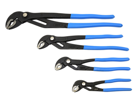 Clesti - Set 4 clesti pentru tevi reglabil CrV 175 250 300 si 400 mm (G00870)