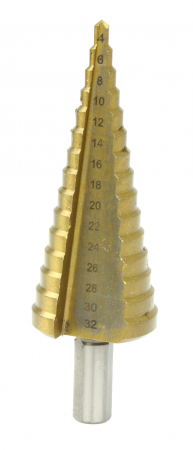 Set 4 burghie freza conica metal in trepte 4-32mm (M22320) [6]