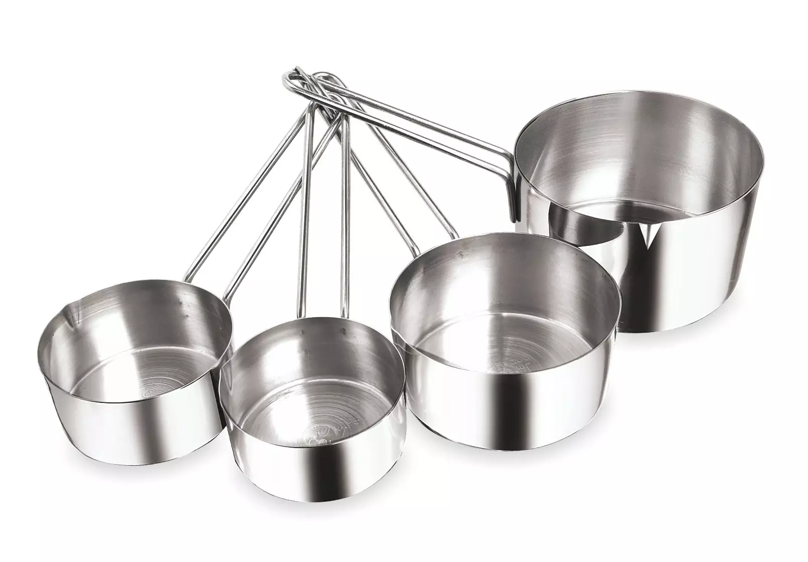 Casa - Set 4 cani de masurat din otel inoxidabil 60-250ml (KH-1494)