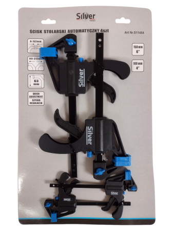 Set 4 cleme prese menghine de tamplarie 100mm 150mm (S11484) [5]