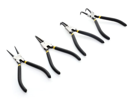 Scule de mana - Set 4 clesti sigurante Seeger 180mm (KD10323)