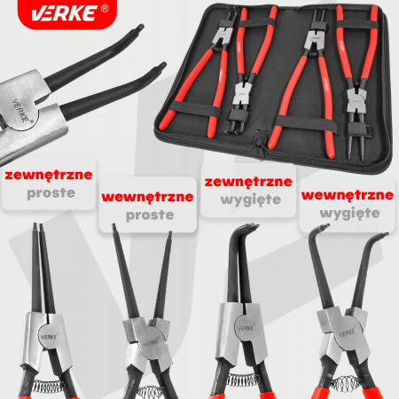 Set 4 clesti sigurante Seeger profesionale 320mm (V87050) [12]