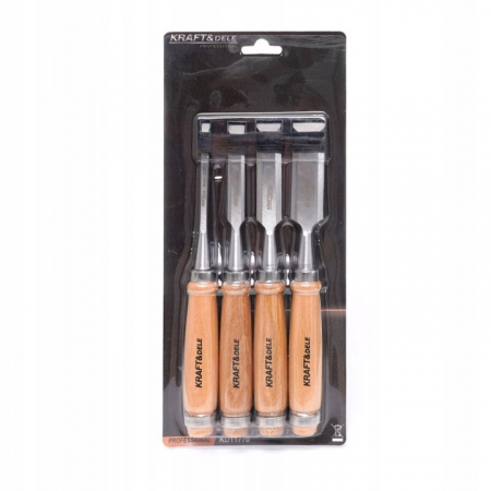 Set 4 dalti 230mm 6-24mm cu maner lemn (KD11770) [1]