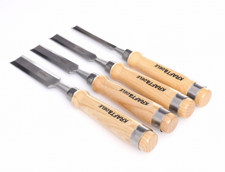 Set 4 dalti dulgher 290mm 10-25mm cu maner lemn (KD11771) [4]