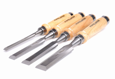 Set 4 dalti dulgher 290mm 10-25mm cu maner lemn (KD11771) [7]