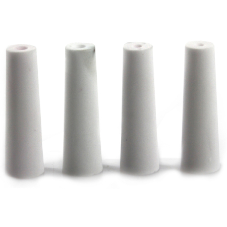 Altele - Set 4 duze ceramice albe pentru sablare 2-3,5 mm (M805904)