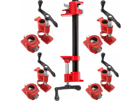 Altele - Set 4 menghine cleme tamplarie prelucrare lemn teava tub 3/4