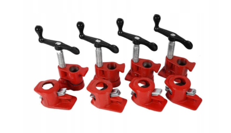 Set 4 menghine cleme tamplarie prelucrare lemn teava tub 3/4 [5]