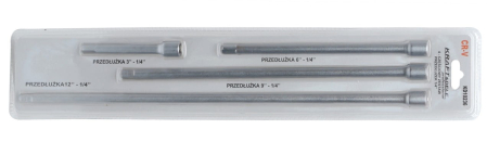 Set 4 piese lungi, kit extensii prelungitor chei 1/4" (KD10236) [5]