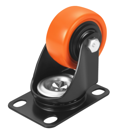 Set 4 roti pivotante 50 mm cu frana si capacitate de 250 kg (KD3622) [5]