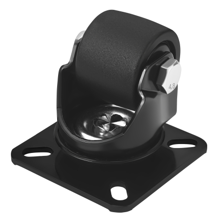 Set 4 roti pivotante 50 mm cu frana si capacitate totala 1200 kg (KD3626) [3]