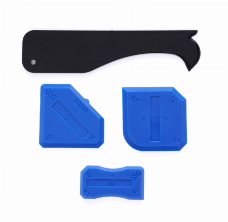 Produse noi (necategorizate) - Set 4 spatule pentru aplicare silicon kit rosturi gresie (KD10547)