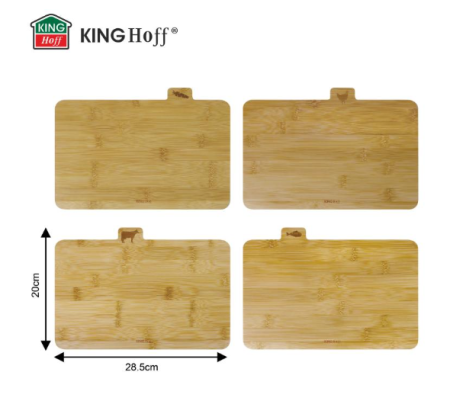Set 4 tocatoare bambus cu suport metalic pentru carne peste pasare si legume (KH-2010) [7]