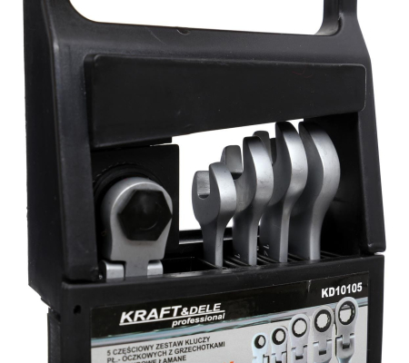 Set 5 chei cu clichet articulate 8-17mm 5bucati piese cap flexibil Cr-V (KD10105) [5]