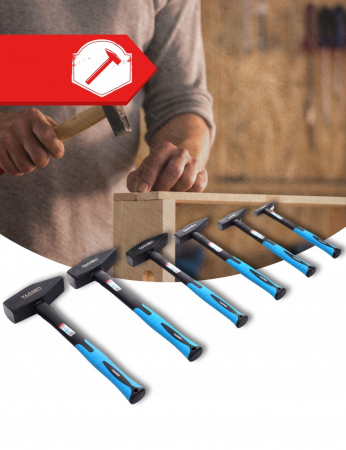 Set 6 ciocan maner fibra de sticla 100g-2kg (TA1422) [2]