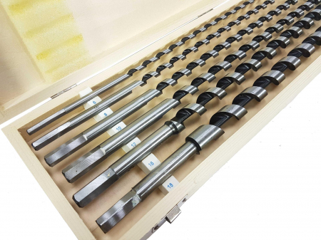 Set 6 burghie lemn 6-18mm lungi 460mm (M22353) [1]