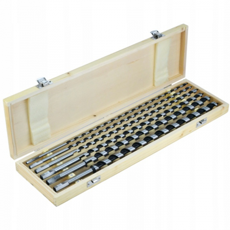 Set 6 burghie lemn 6-18mm lungi 460mm (33400) [1]