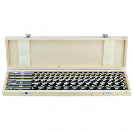 Set 6 burghie lemn 6-18mm lungi 460mm (33400) [3]
