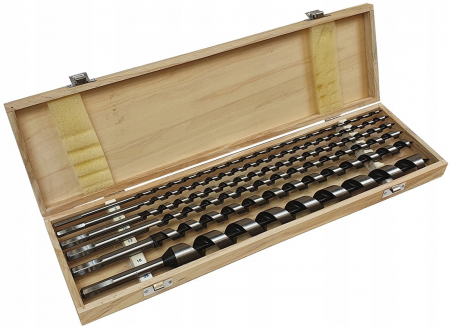Burghie freze carote dalti dornuri - Set 6 burghie lemn 6-25mm lungi 460mm (S10473)