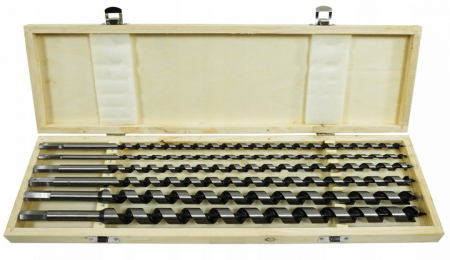 Set 6 burghie lemn 6-18mm lungi 460mm (V05077) [4]