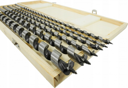 Set 6 burghie lemn 6-18mm lungi 460mm (V05077) [5]