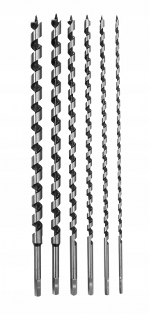 Set 6 burghie lemn 6-18mm lungi 460mm (V05077) [3]