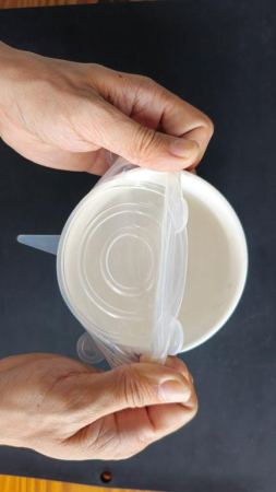 Set 6 capace elastice din silicon reutilizabile dimensiuni variate (KH-1902) [8]