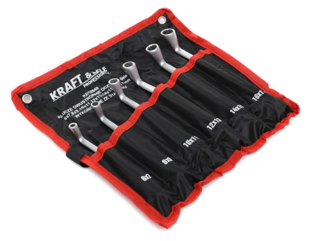 Set 6 chei inelare cu cot 6-17mm 6bucati piese crom-vanadiu CrV (KD10940) [3]