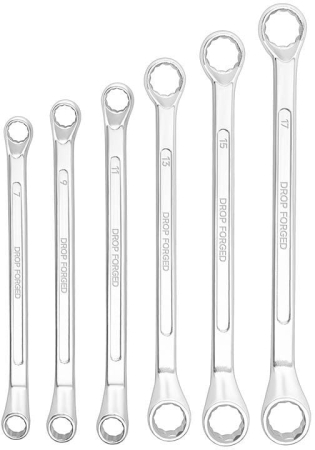 Produse noi (necategorizate) - Set 6 chei inelare cu cot 6-17mm 6bucati piese (KD10928)