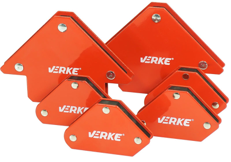 Altele - Set 6 coltare magnetice pentru sudura 45° 90° 135° cu forta de sustinere 4,5 kg si 11,5 kg (V75058)