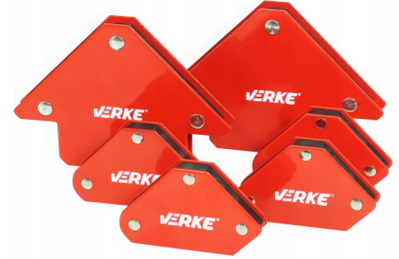 Set 6 coltare magnetice pentru sudura 45° 90° 135° cu forta de sustinere 4,5 kg si 11,5 kg (V75058) [2]