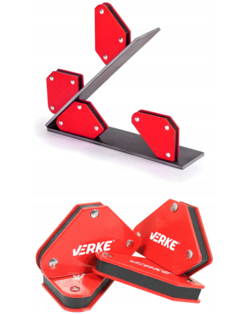 Set 6 coltare magnetice pentru sudura 45° 90° 135° cu forta de sustinere 4,5 kg si 11,5 kg (V75058) [9]
