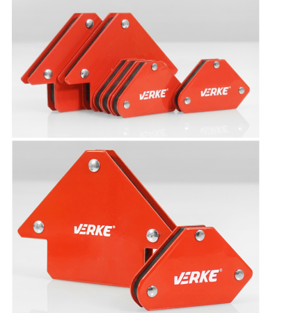 Set 6 coltare magnetice pentru sudura 45° 90° 135° cu forta de sustinere 4,5 kg si 11,5 kg (V75058) [8]