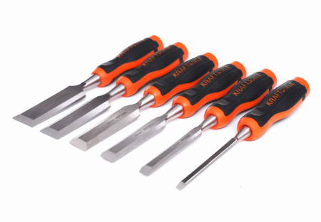 Set 6 dalti 230mm 6-38mm cu maner lemn (KD11772) [7]