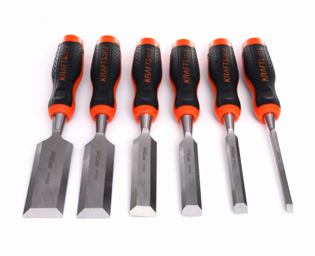 Set 6 dalti 230mm 6-38mm cu maner lemn (KD11772) [9]