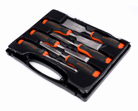 Set 6 dalti 230mm 6-38mm cu maner lemn (KD11772) [3]