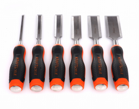 Set 6 dalti 230mm 6-38mm cu maner lemn (KD11772) [1]