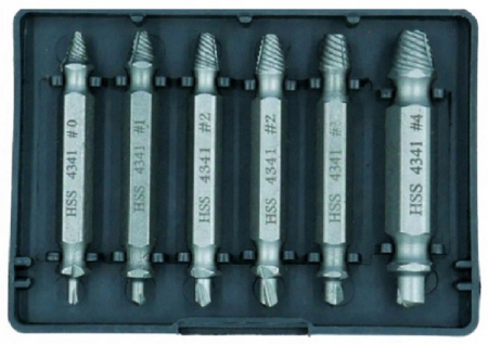 Set 6 extractoare suruburi rupte (S10707) [1]