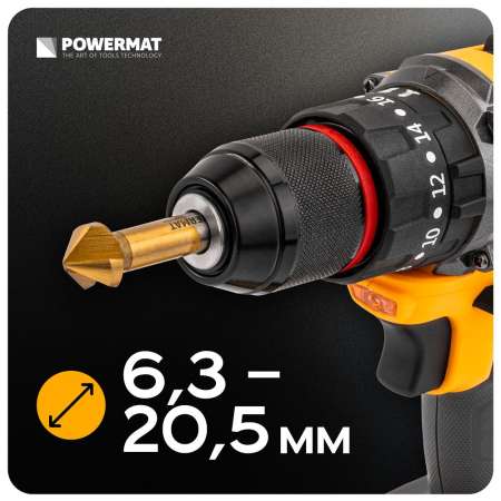 Set 6 freze zencuitoare conice HSS 90 grade 6.3-20.5mm PM1457 (PM-ZPM-6T) [14]