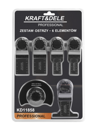 Set 6 lame pentru unealta multifunctionala pentru taiere lemn si plastic (KD11858) [14]