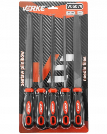 Set 5 pile pentru metal raspile cu maner ergonomic slefuire razuire (V05079) [8]