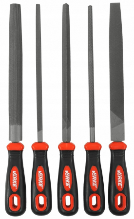 Set 5 pile pentru metal raspile cu maner ergonomic slefuire razuire (V05079) [9]
