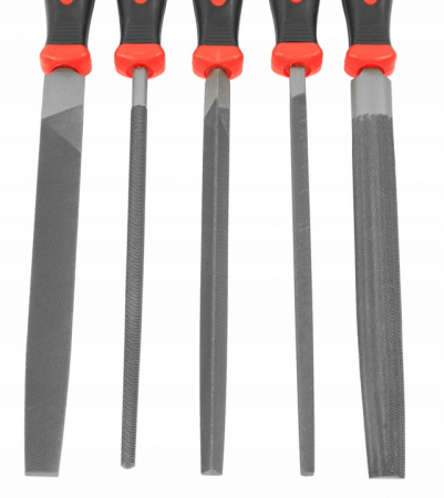 Set 5 pile pentru metal raspile cu maner ergonomic slefuire razuire (V05079) [11]