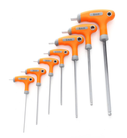 Set 7 chei imbus lungi cu maner 2-8mm surubelnita (KD10248) [4]